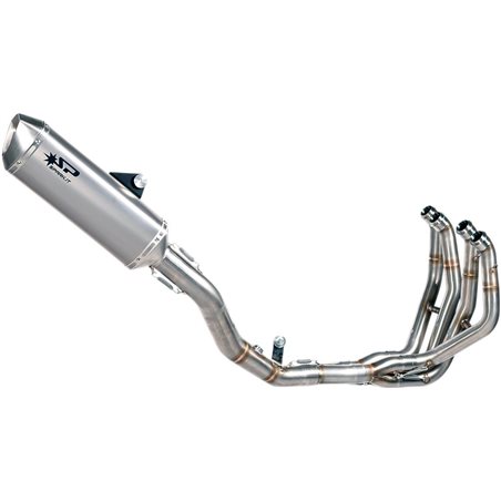 KAWASAKI ZX-6 R 600 2009 - 2016 EXHAUST FULL SYSTEM STAINLESS STEEL FORCE SILENCER