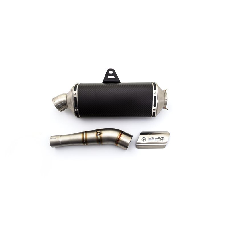 YAMAHA XTZ 690 2019 - 2021 DAKAR EXHAUST SYSTEM EURO4 DARK STYLE