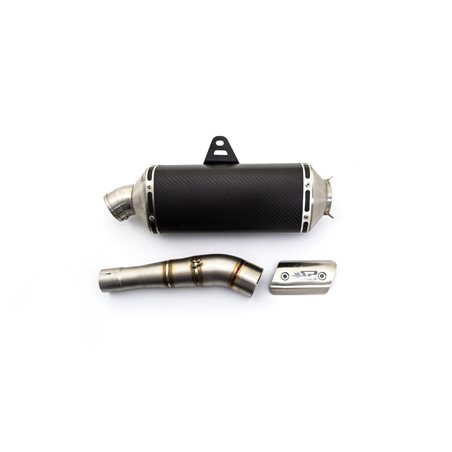 YAMAHA XTZ 690 2019 - 2021 DAKAR EXHAUST SYSTEM EURO4 DARK STYLE