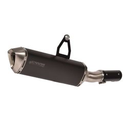 BMW R 1200 GS ABS 2013 - 2019 FORCE SLIP-ON MUFFLER DARK STYLE (S/S)