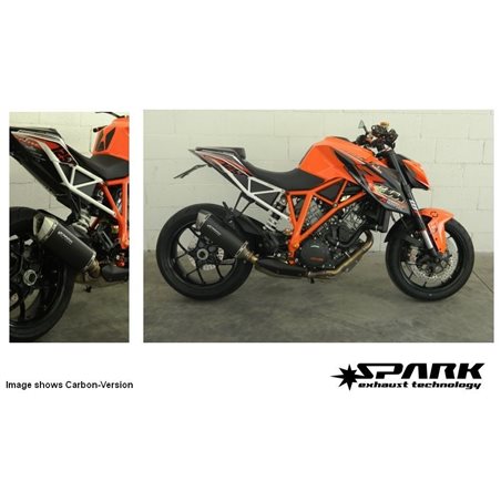 KTM SUPER DUKE 1290 2014 - 2016 FORCE SLIP-ON MUFFLER CARBON KTM