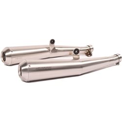 TRIUMPH BONNEVILLE 865 T100 2012 - 2014 CLASSIC MUFFLERS STAINLESS STEEL