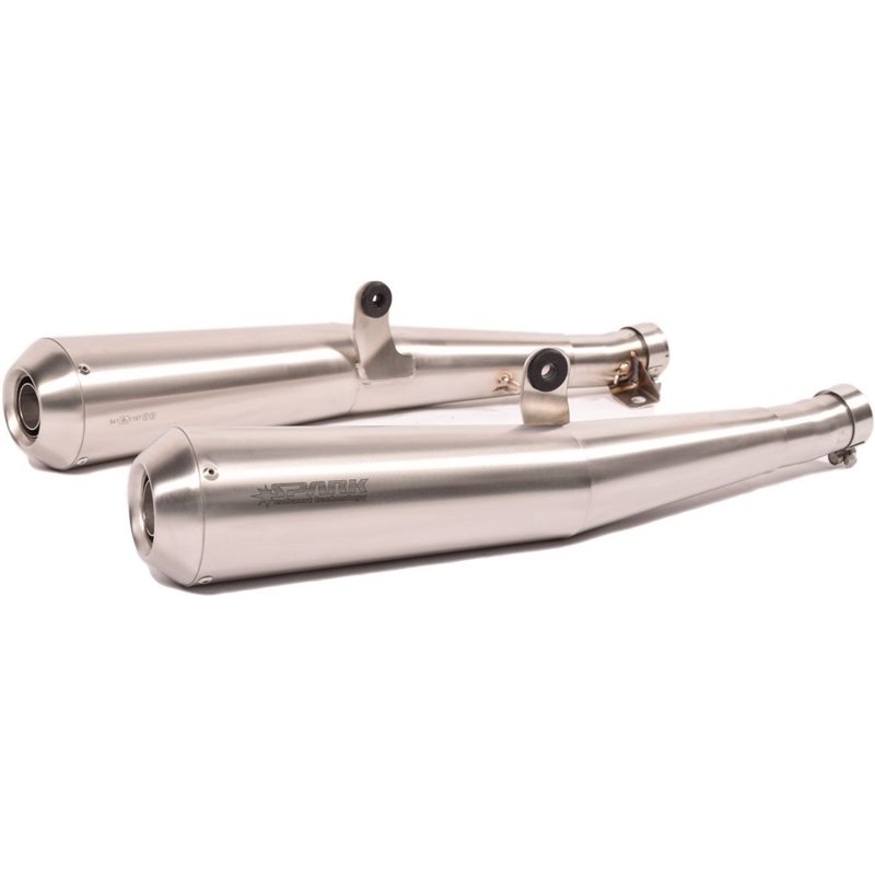 TRIUMPH BONNEVILLE 865 T100 2012 - 2014 CLASSIC MUFFLERS STAINLESS STEEL