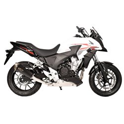 HONDA CB 500 X  2013 - 2016 FORCE SLIP-ON MUFFLER DARK STYLE (S/S)