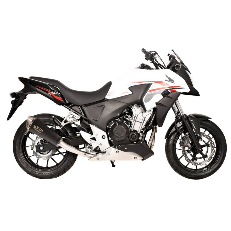 HONDA CBR 500 R 2013 - 2016 FORCE SLIP-ON MUFFLER DARK STYLE (S/S) HONDA CBR 500 R 2013 - 2016 FORCE SLIP-ON MUFFLER DARK STYLE (S/S)