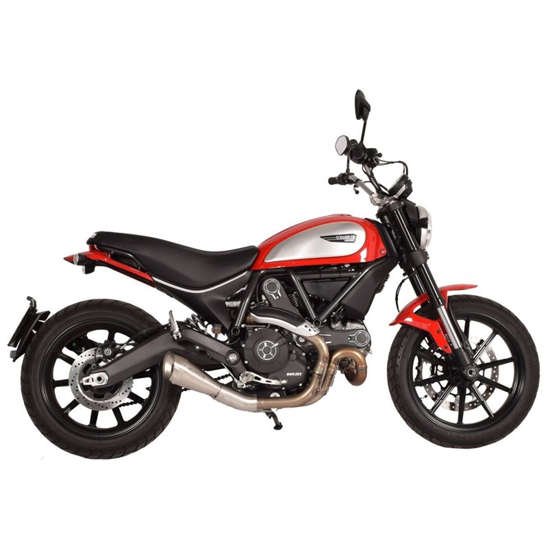 DUCATI SCRAMBLER 803 ABS 2015 - 2016 60's MUFFLER STAINLESS STEEL DUCATI SCRAMBLER 803 ABS 2015 - 2016 60's MUFFLER STAINLESS STEEL