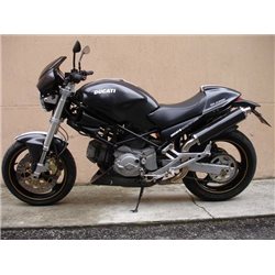 DUCATI MONSTER 600 1995 - 2000 ROUND MUFFLERS CARBON HIGH-UP