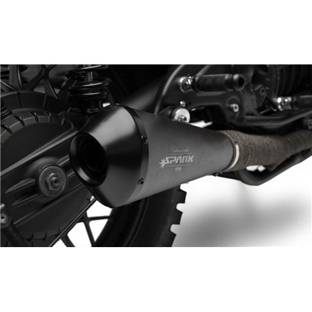 BMW R 100 RS 1987 - 1991 EXHAUST MEGAPHONE MUFFLER DARK STYLE