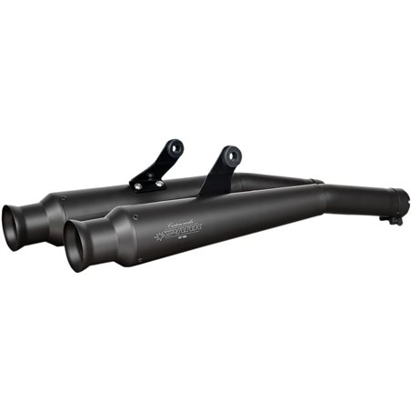 BMW R 100 GS 1987 - 1995 EXHAUST TRUMPET MUFFLER STAINLESS STEEL BLACK