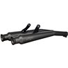 BMW R 100 GS 1987 - 1995 EXHAUST TRUMPET MUFFLER STAINLESS STEEL BLACK