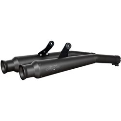BMW R 100 RT 1987 - 1995 EXHAUST TRUMPET MUFFLER STAINLESS STEEL BLACK