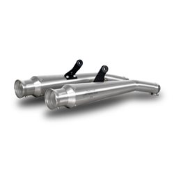 BMW R 100 GS 1987 - 1995 EXHAUST TRUMPET MUFFLER STAINLESS STEEL