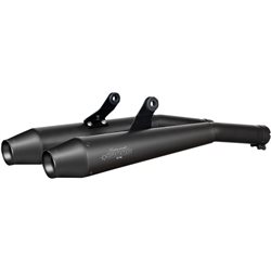 BMW R 100 RS 1987 - 1992 SINFONIA SLIP-ON MUFFLER  STAINLESS STEEL BLACK