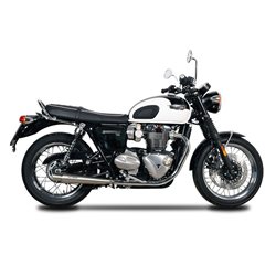 TRIUMPH BONNEVILLE 1200 T120 ABS 2016 - 2018 EXHAUST TRUMPET MUFFLER STAINLESS STEEL