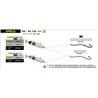 APRILIA RX / SX 125 2018 - 2020 SILENCIOSO THUNDER DE ALUMINIO DARK" FONDO EN CARBONO"