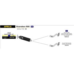 APRILIA SCARABEO 500 2007 - 2012 COLECTOR RACING PARA ESCAPE URBAN