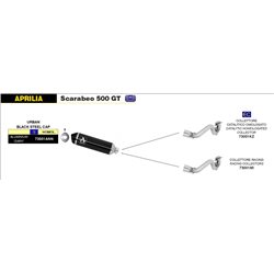 APRILIA SCARABEO 500 GT 2005 - 2007 COLECTOR RACING PARA ESCAPE URBAN