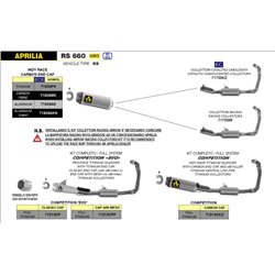 APRILIA RS 660 2020 - 2022 KIT COLECTORES CATALÍTICO