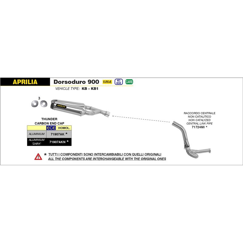 APRILIA DORSODURO 900 2017 - 2019 CONECTOR CENTRAL