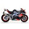 APRILIA RSV 4 RR / RF 2015 - 2016 SILENCIOSO RACE-TECH APPROVED DE TITANIO FONDO EN CARBONO