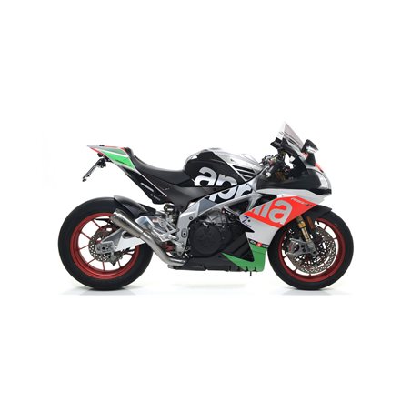 APRILIA RSV 4 RR / RF 2017 - 2018 SILENCIOSO RACE-TECH APPROVED DE TITANIO FONDO EN CARBONO