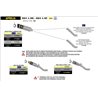 APRILIA RSV 4 RR / RF 2017 - 2018 SILENCIOSO RACE-TECH APPROVED DE ALUMINIO FONDO EN CARBONO