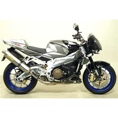 APRILIA TUONO 1000 R / R FACTORY 2006 - 2010 SILENCIOSO RACE-TECH APPROVED ALUMINIUM DARK" "
