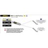 APRILIA RSV 4 1100 FACTORY 2019 - 2020 CONECTOR CATALÍTICO HOMOLOGADO DE ACERO PARA COLECTORES ORIGINALES