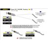 APRILIA TUONO V4 1100 2017 - 2018 KIT DE SILENCIOSO PRO-RACE NICHROM DARK""