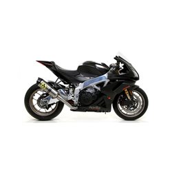 APRILIA RSV 4 1100 FACTORY 2019 - 2020 SILENCIOSO RACE-TECH APPROVED DE TITANIO FONDO EN CARBONO