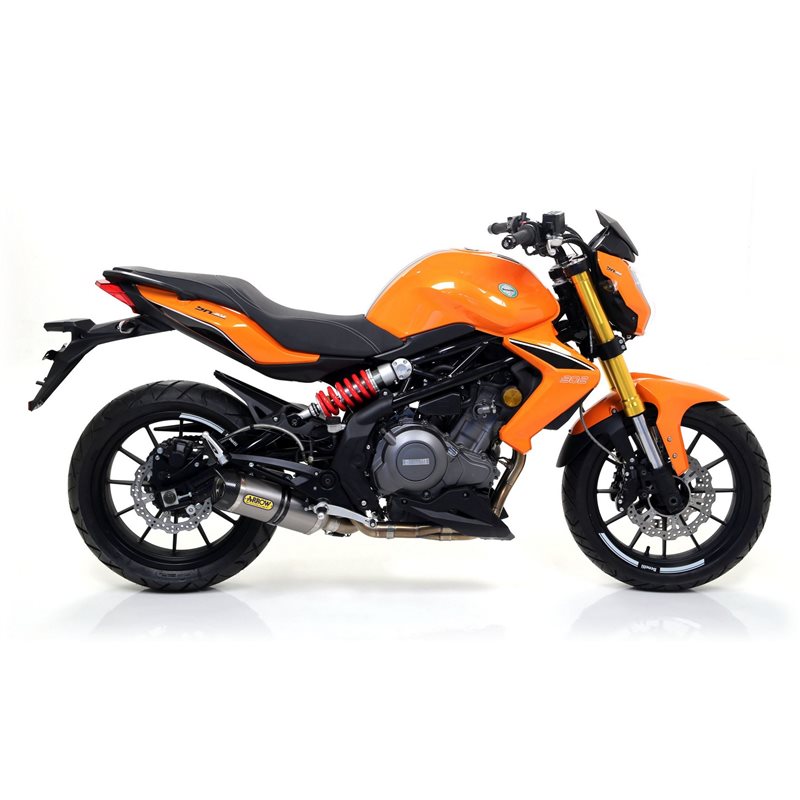 BENELLI BN 302 2014 - 2016 SILENCIOSO STREET THUNDER DE ALUMINIO DARK" FONDO EN CARBONO"