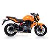 BENELLI BN 302 2014 - 2016 SILENCIOSO STREET THUNDER DE ALUMINIO DARK" FONDO EN CARBONO"