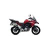 BENELLI TRK 502 X 2018 - 2020 SILENCIOSO RACE-TECH DE ALUMINIO DARK" FONDO EN CARBONO"