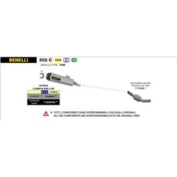 BENELLI 502 C 2019 - 2020 CONECTOR CENTRAL