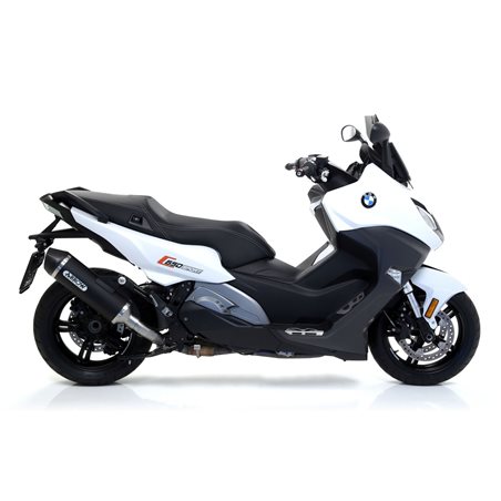 BMW C 650 SPORT 2016 - 2020 SILENCIOSO RACE-TECH DE ALUMINIO DARK" FONDO EN CARBONO"