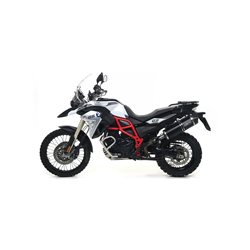 BMW F 800 GS / ADVENTURE 2017 - 2018 SILENCIOSO MAXI RACE-TECH APPROVED DE TITANIO FONDO EN CARBONO