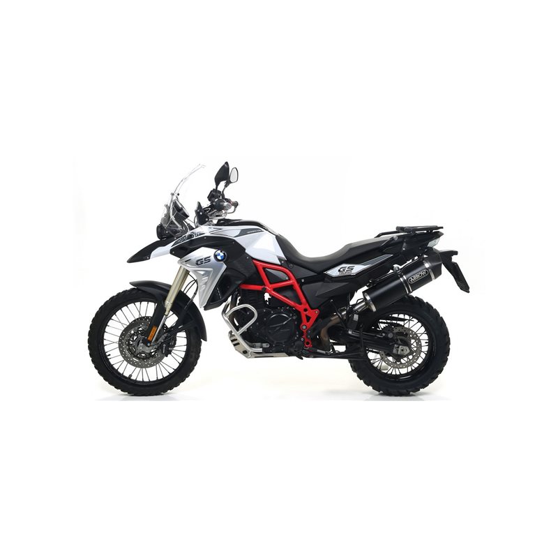 BMW F 800 GS / ADVENTURE 2017 - 2018 SILENCIOSO MAXI RACE-TECH APPROVED DE TITANIO FONDO EN CARBONO