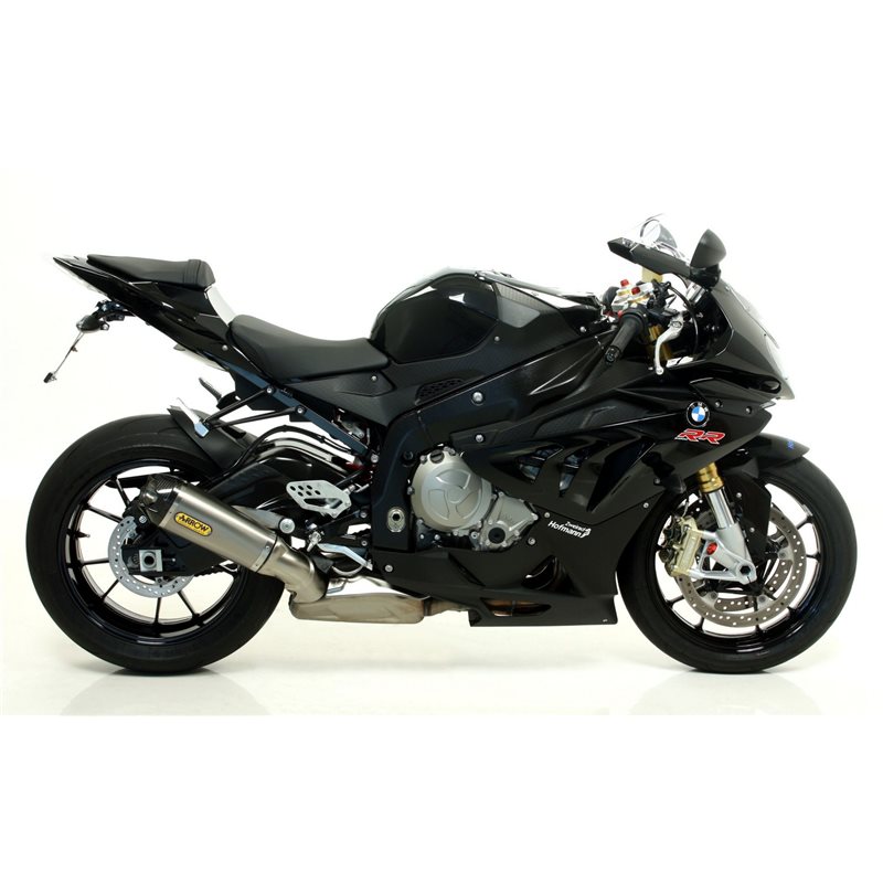 BMW S 1000 RR 2012 - 2014 SILENCIOSO WORKS APPROVED EN TITANIO FONDO EN CARBONO PARA COLECTORES ORIGINALES