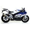 BMW S 1000 RR 2015 - 2016 SILENCIOSO RACE-TECH DE ALUMINIO DARK" FONDO EN CARBONO"