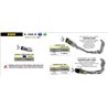 BMW S 1000 R 2014 - 2016 SISTEMA COMPLETO COMPETITION CON DBKILLER CON FONDO EN CARBONO