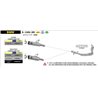 BMW S 1000 XR 2020 - 2021 SILENCIOSO RACE-TECH DE ALUMINIO FONDO EN CARBONO