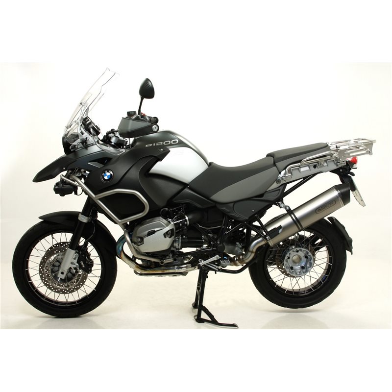 BMW R 1200 GS / ADVENTURE 2010 - 2012 SILENCIOSO MAXI RACE-TECH APPROVED DE ALUMINIO FONDO EN CARBONO