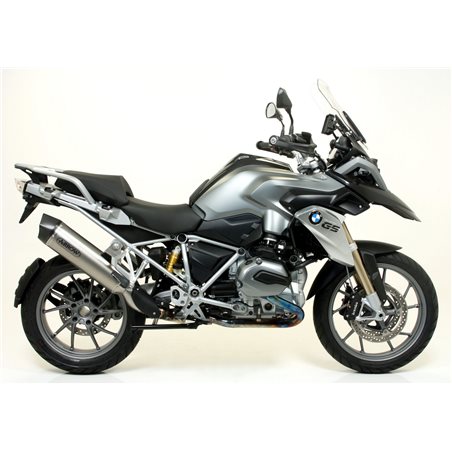 BMW R 1200 GS / ADVENTURE 2013 - 2016 SILENCIOSO MAXI RACE-TECH DE ALUMINIO FONDO EN CARBONO