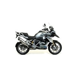 BMW R 1200 GS / ADVENTURE 2017 - 2018 SILENCIOSO MAXI RACE-TECH DE ALUMINIO DARK" FONDO EN CARBONO"