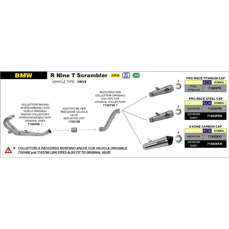 BMW R NINE T SCRAMBLER 2016 - 2019 CONECTOR CENTRAL