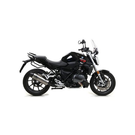 BMW R 1250 R / RS 2019 - 2020 SILENCIOSO MAXI RACE-TECH DE ALUMINIO DARK" FONDO EN CARBONO"