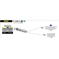 BMW K 1300 S 2012 - 2016 CONECTOR PARA COLECTORES ORIGINALES