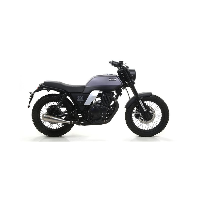 BRIXTON GLANVILLE / FELSBERG 250 2018 - 2020 SILENCIOSO PRO-RACE NICHROM DARK""