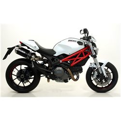 DUCATI MONSTER 796 2010 - 2014 SILENCIOSO THUNDER APPROVED ALUMINIUM DARK" (DCHO+IZDO)"