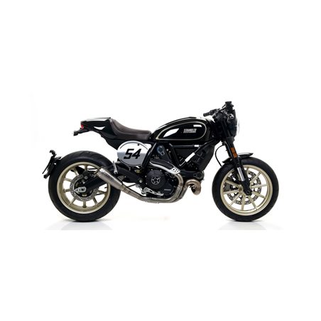 DUCATI SCRAMBLER 800 CAFÈ RACER 2017 - 2020 SILENCIOSO NICHROM PRO-RACE
